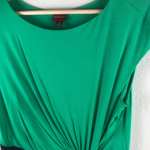 Merona Front Knot Color Block Dress Large - Picture 4 of 6